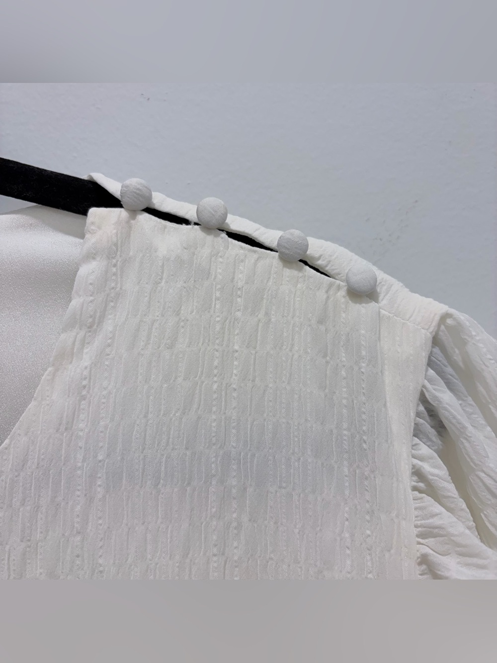 Who What Wear Textured White Tiered Dress XL #Cottagecore #Boho #SummerDress - Picture 5 of 10